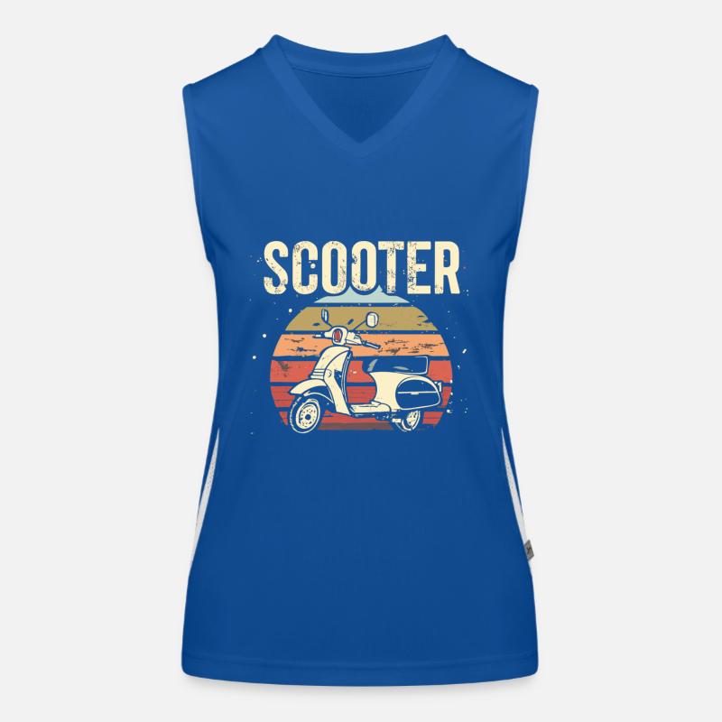 Scooter Motorroller Mofa Moped Roller Women's Functional Contrast Tank Top