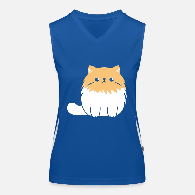 Chat persan Débardeur respirant contrasté Femme