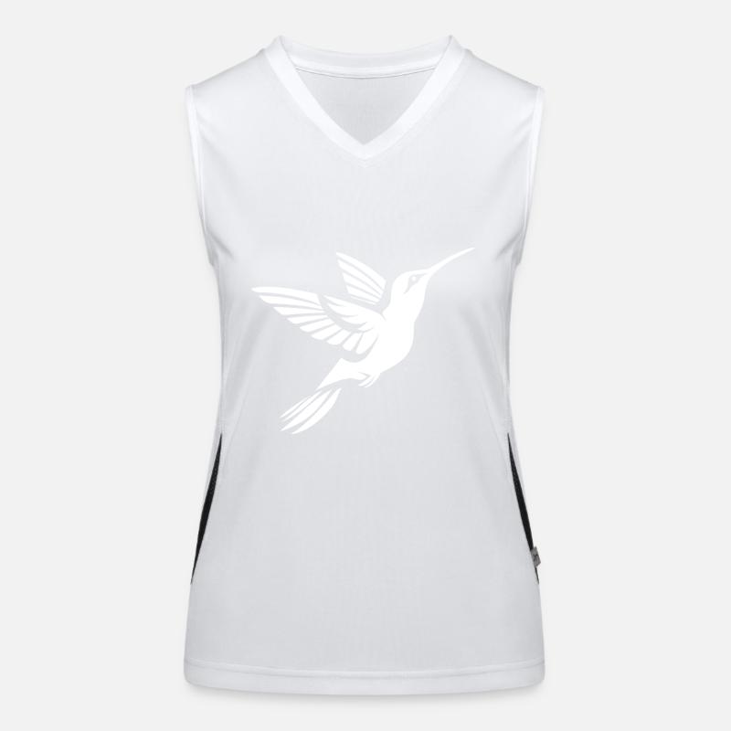 Kolibri Funktionelles Kontrast-Tank Top für Frauen