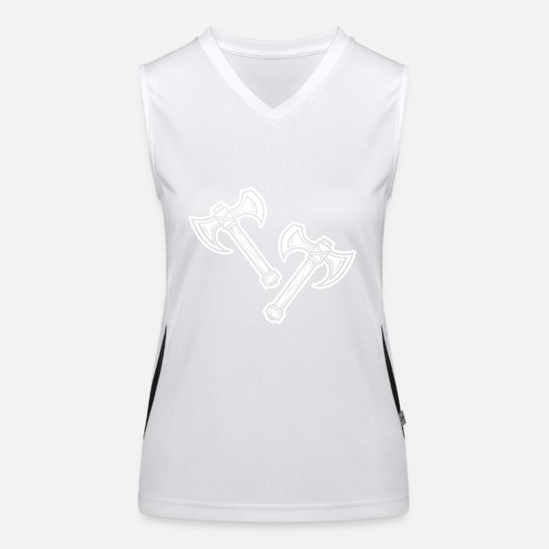 Axt Element Funktionelles Kontrast-Tank Top für Frauen