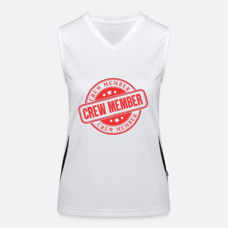Crew Stamp Women's Functional Contrast Tank Top
