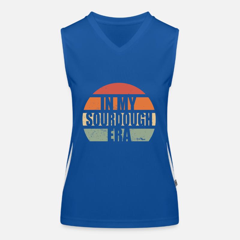 In My Sourdough Era Home Baker Funny Bread Baking Funktionelles Kontrast-Tank Top für Frauen