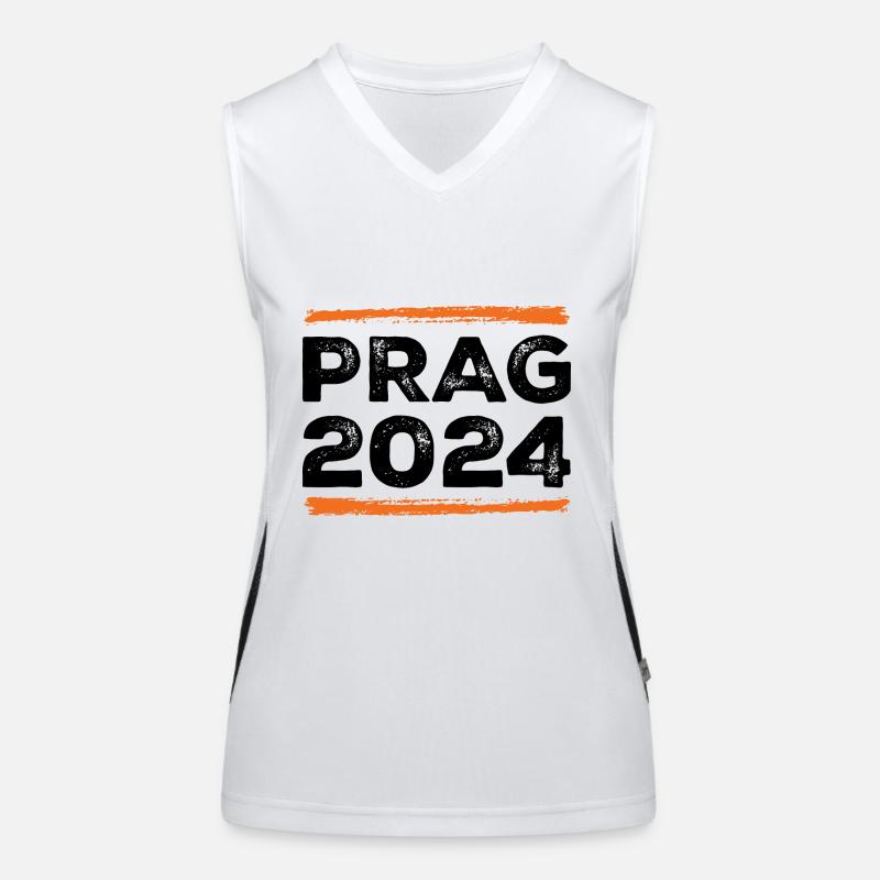 Devis Prague 2024 Débardeur respirant contrasté Femme