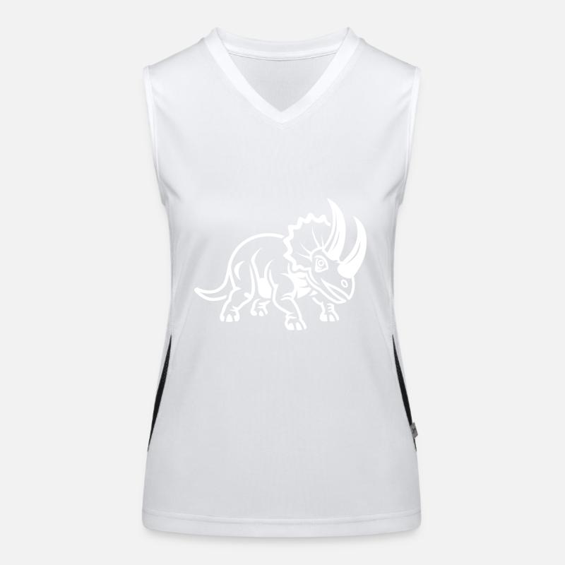 Triceratops Débardeur respirant contrasté Femme