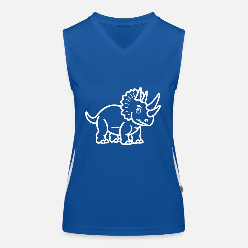 Triceratops Débardeur respirant contrasté Femme