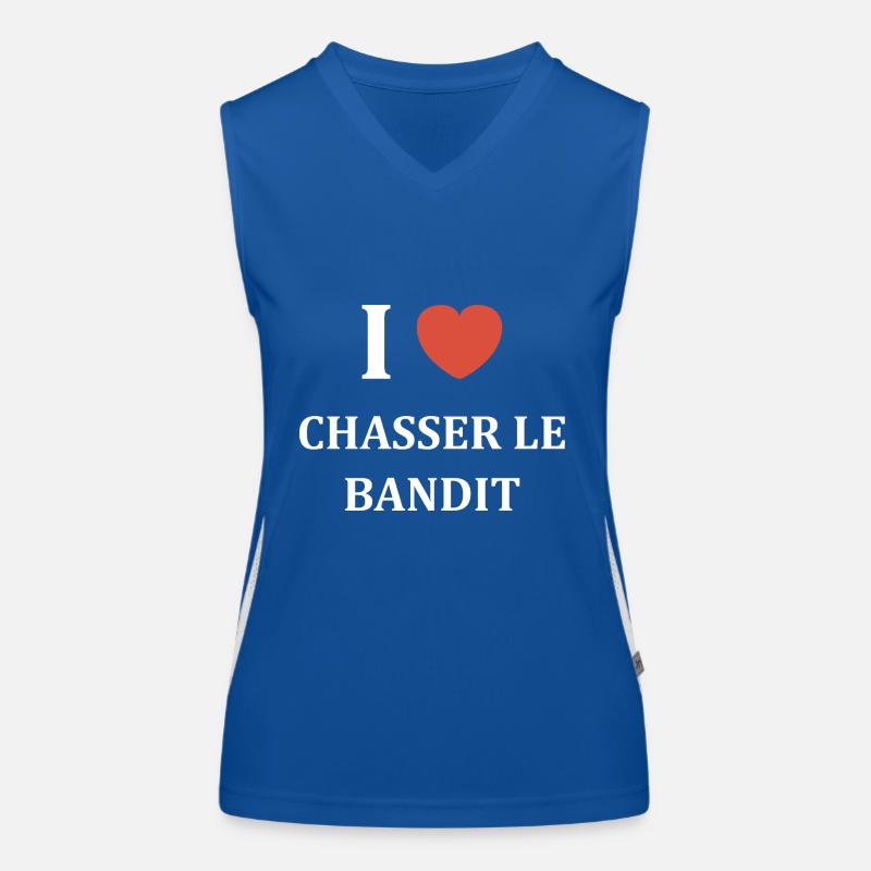 chasseur de bandit Débardeur respirant contrasté Femme
