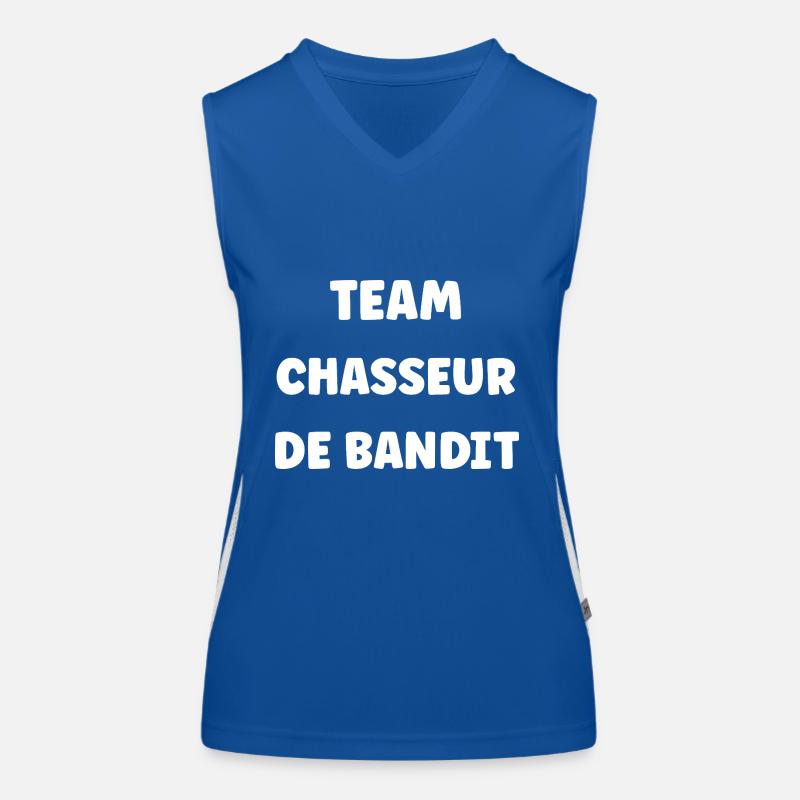 chasseur de bandit Débardeur respirant contrasté Femme