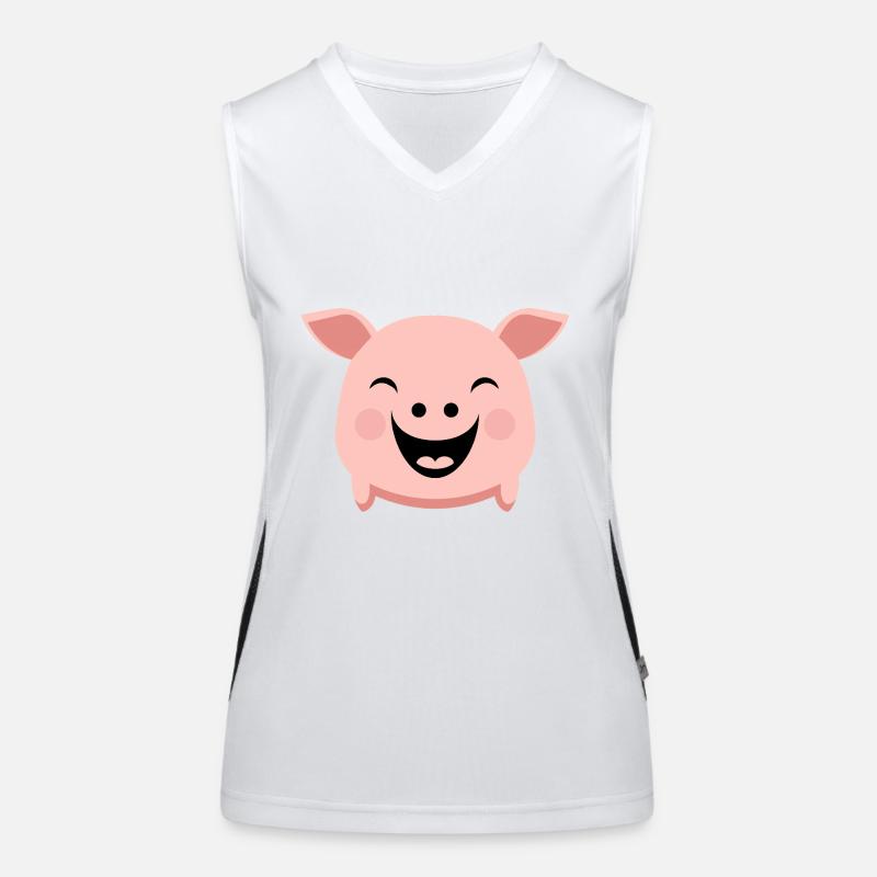 cochon Débardeur respirant contrasté Femme
