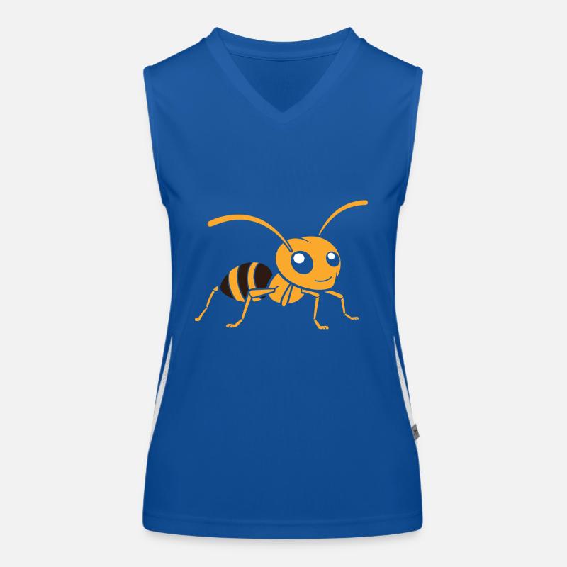 Ameise Funktionelles Kontrast-Tank Top für Frauen