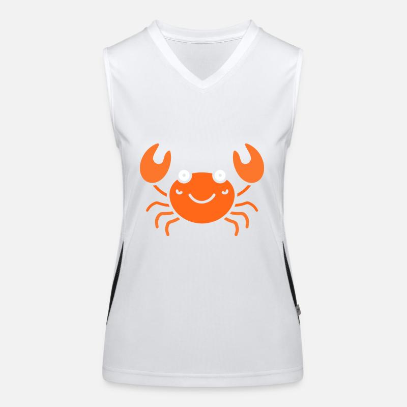 Krebs Funktionelles Kontrast-Tank Top für Frauen
