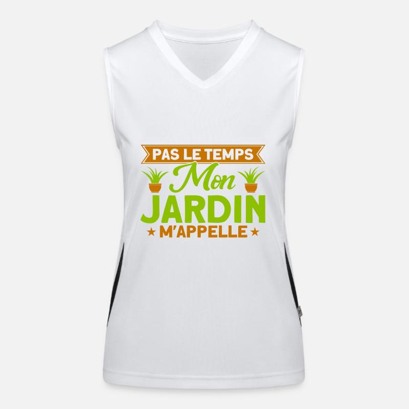 Gartenarbeit Garten Gärtner Geschenk Funktionelles Kontrast-Tank Top für Frauen