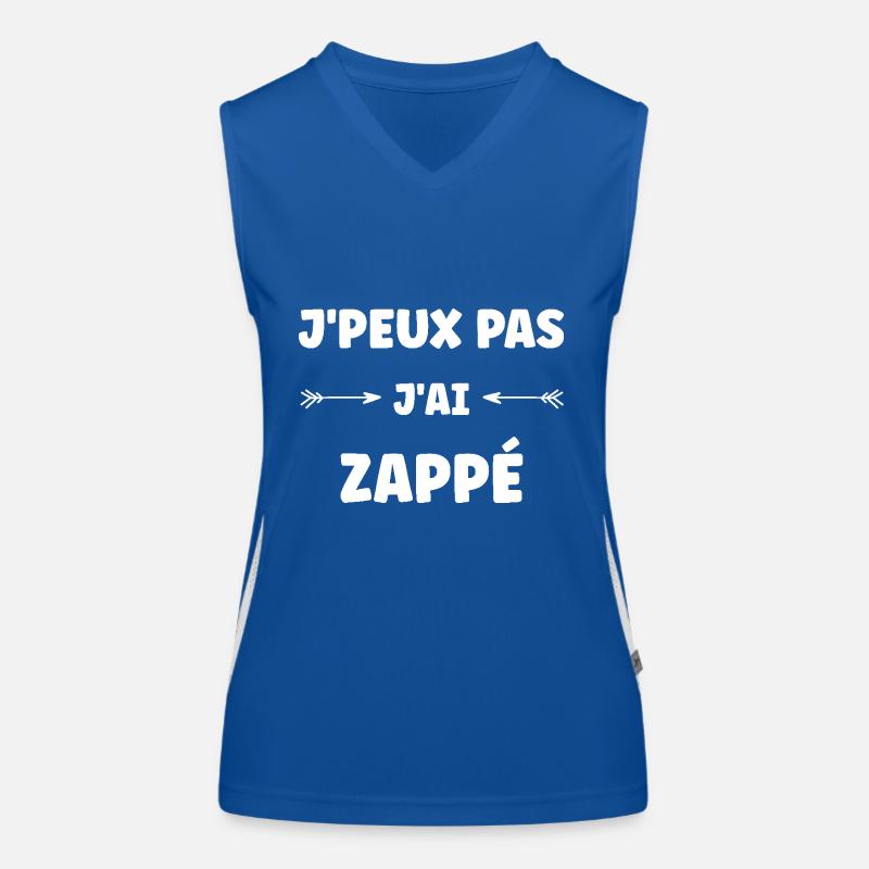zappé Débardeur respirant contrasté Femme