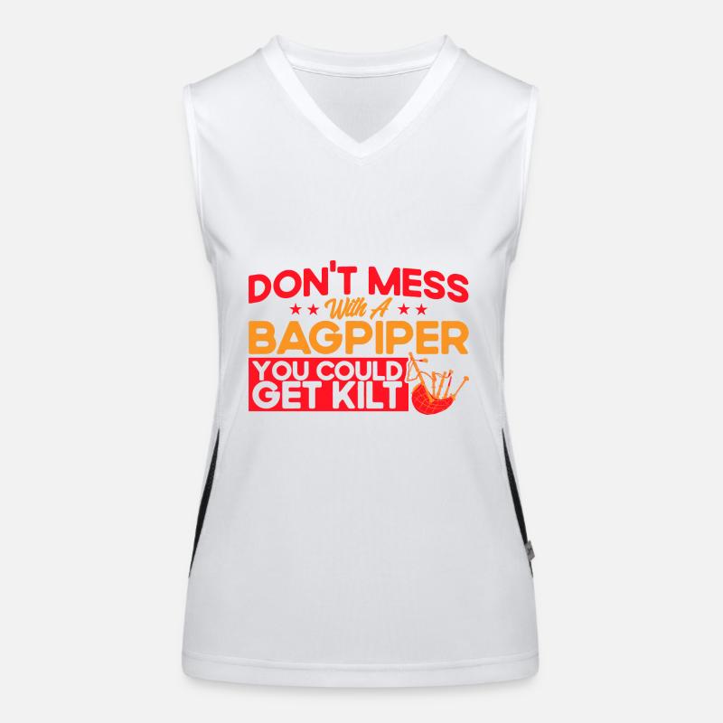 Cornemuse écossaise Cornemuse Débardeur respirant contrasté Femme