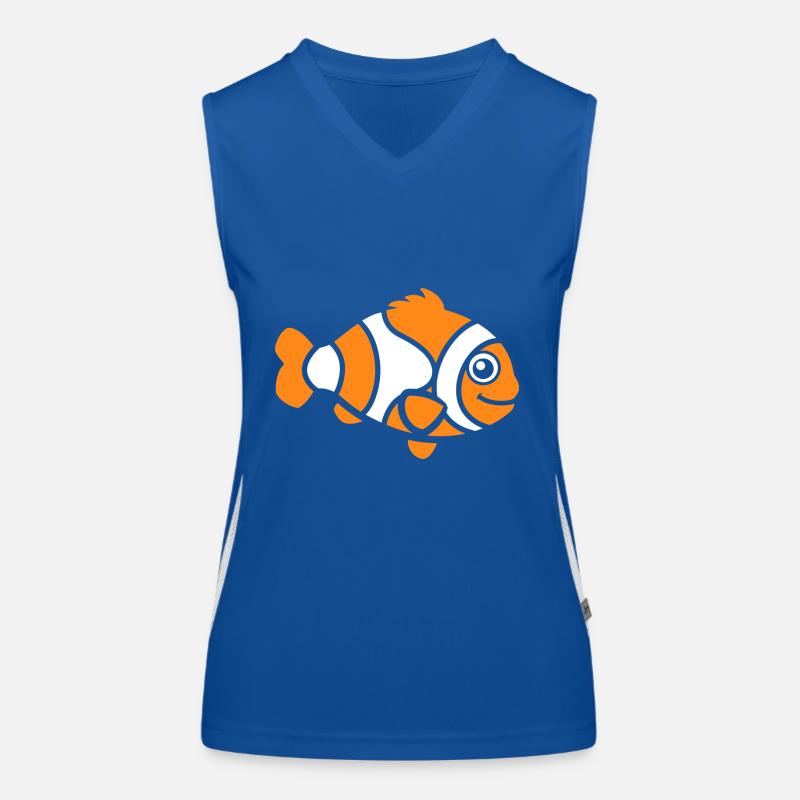 Clownfisch Funktionelles Kontrast-Tank Top für Frauen
