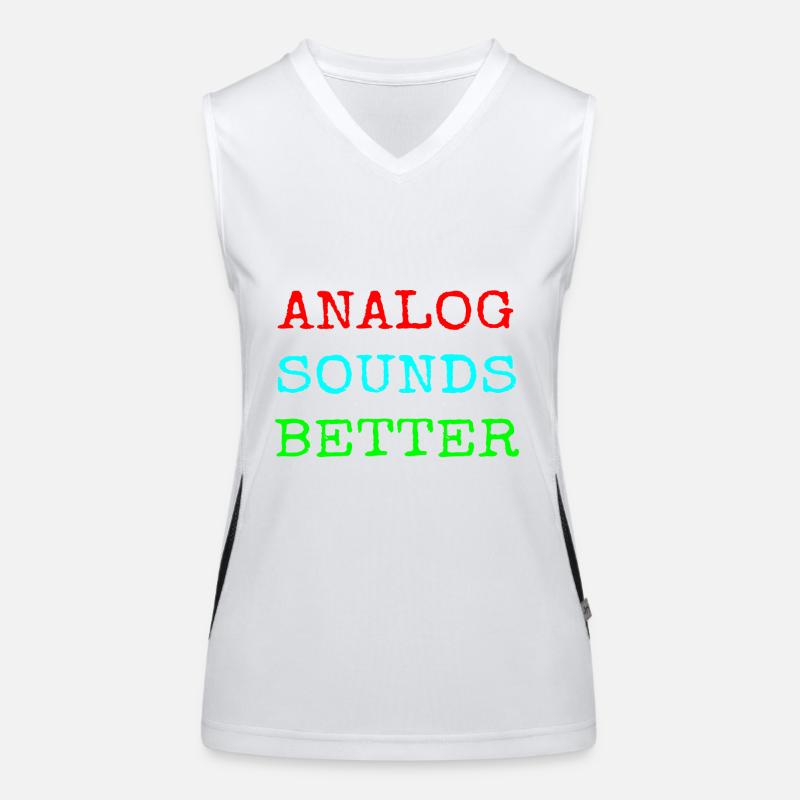 Analog better design Funktionelles Kontrast-Tank Top für Frauen