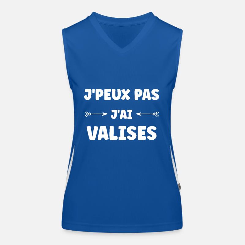 j'peux pas j'ai Valises Débardeur respirant contrasté Femme