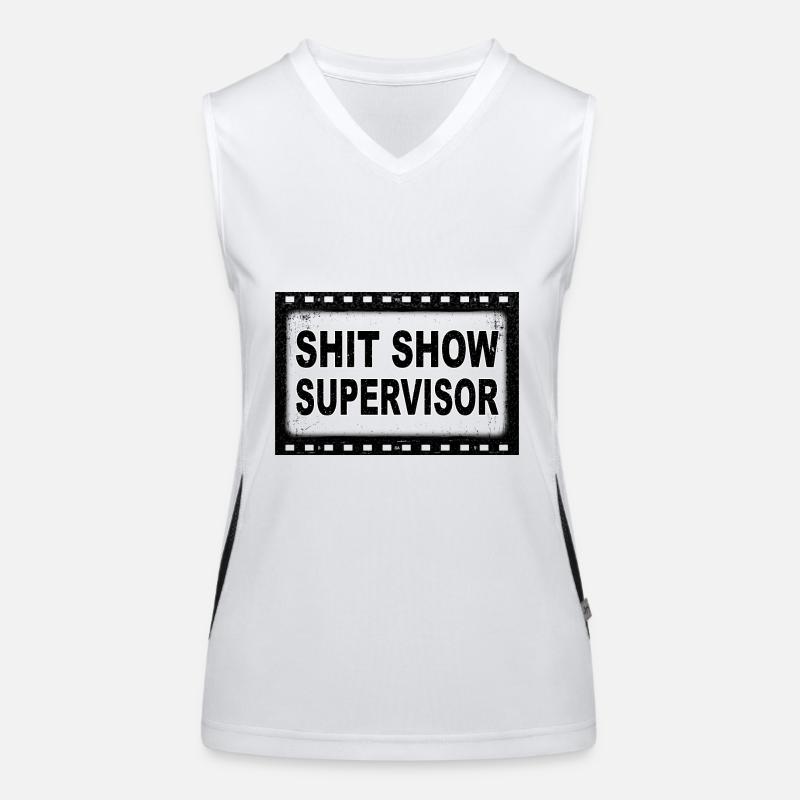 Shit Show Supervisor Funktionelles Kontrast-Tank Top für Frauen