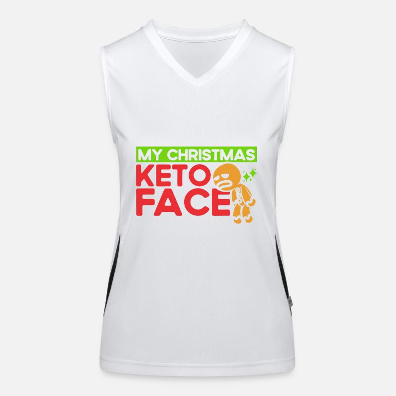 Lebkuchen Plätzchen backen Lebkuchen backen Gesche Funktionelles Kontrast-Tank Top für Frauen