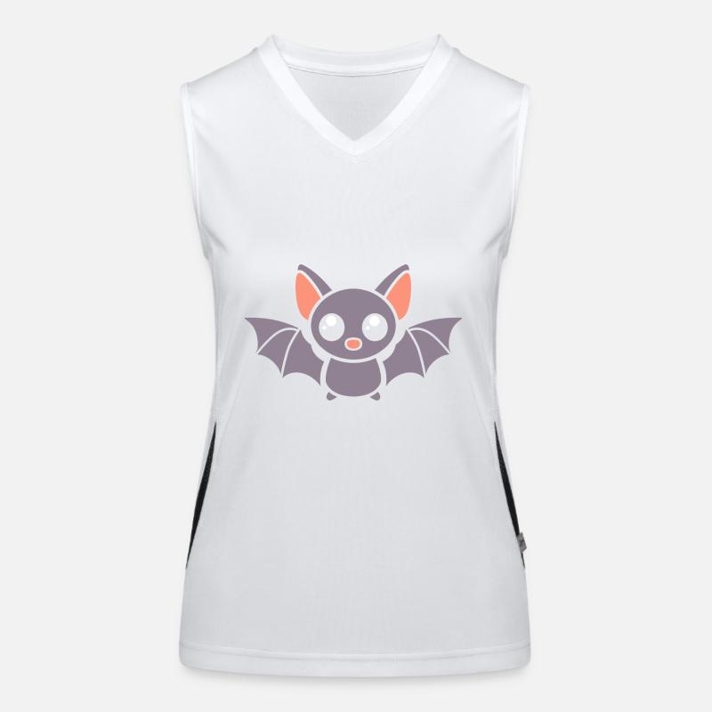Fledermaus Funktionelles Kontrast-Tank Top für Frauen