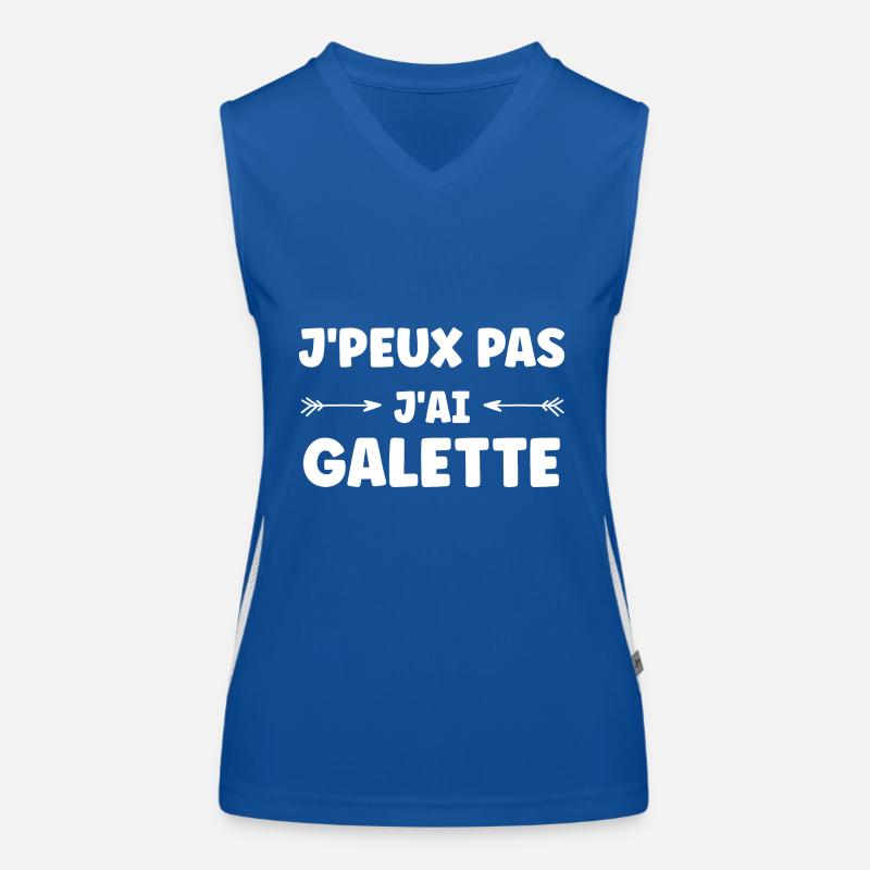 Pfannkuchen Funktionelles Kontrast-Tank Top für Frauen