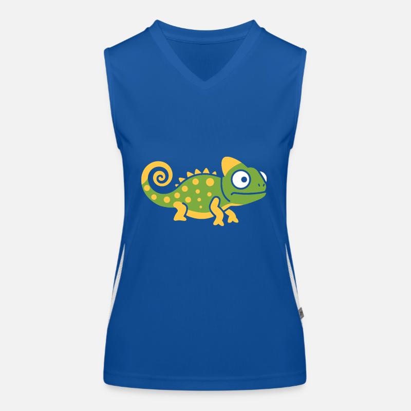 Chamäleon Funktionelles Kontrast-Tank Top für Frauen