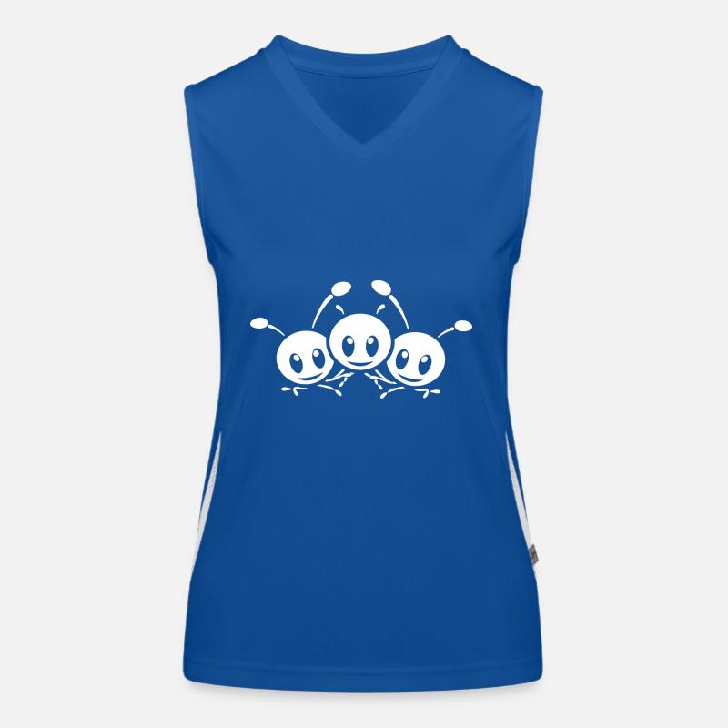 Ameise Funktionelles Kontrast-Tank Top für Frauen