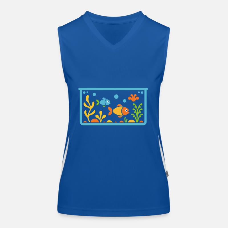 aquarium Débardeur respirant contrasté Femme