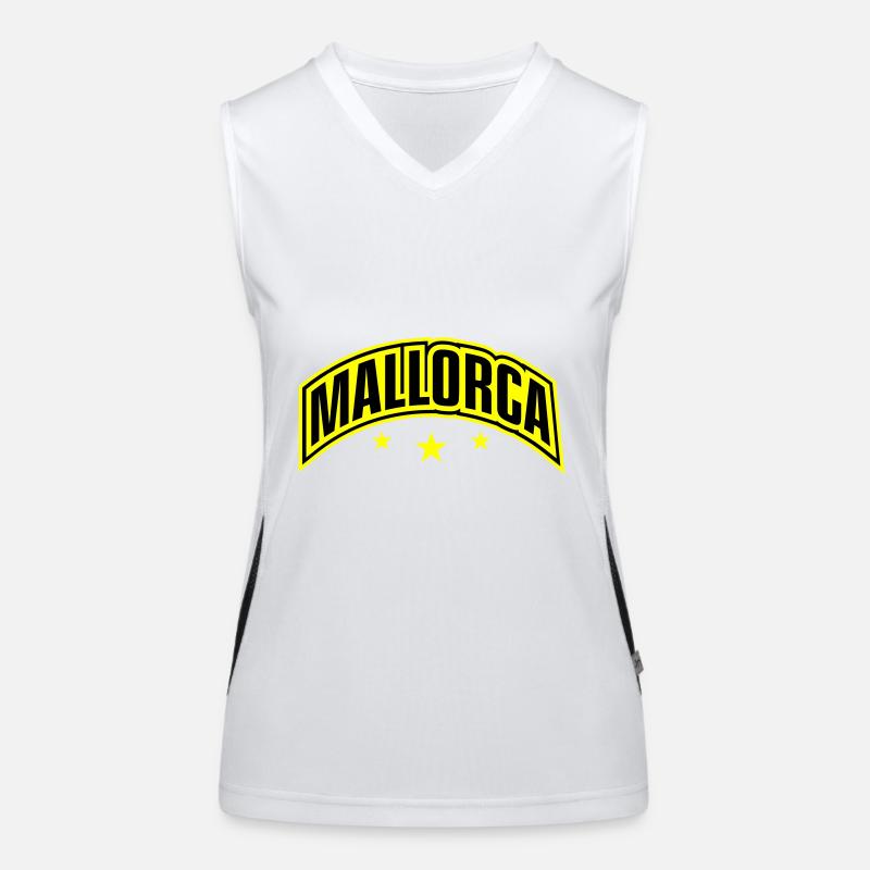 Mallorca Font Women's Functional Contrast Tank Top