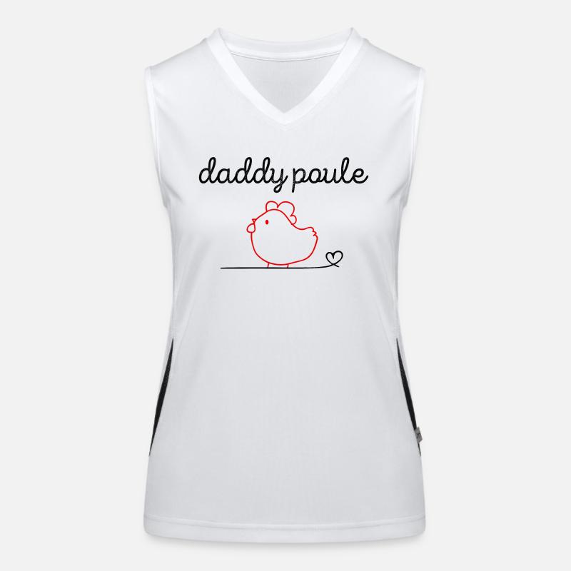 Daddy Poule Débardeur respirant contrasté Femme