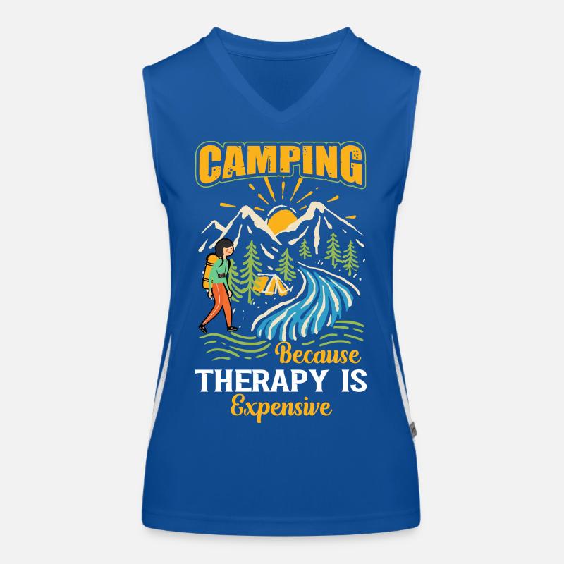 Camping Débardeur respirant contrasté Femme