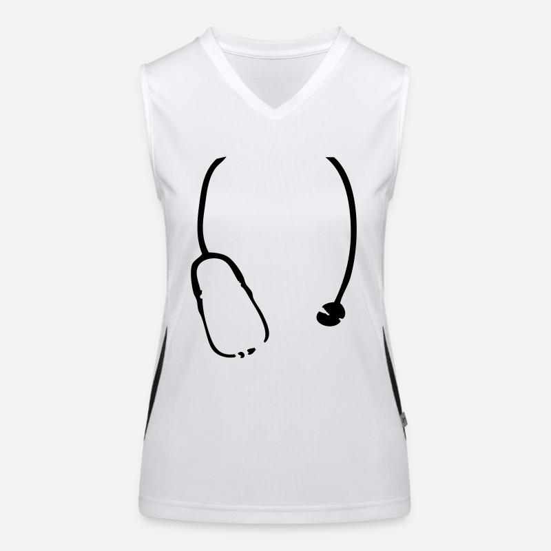 Stethoscope Débardeur respirant contrasté Femme