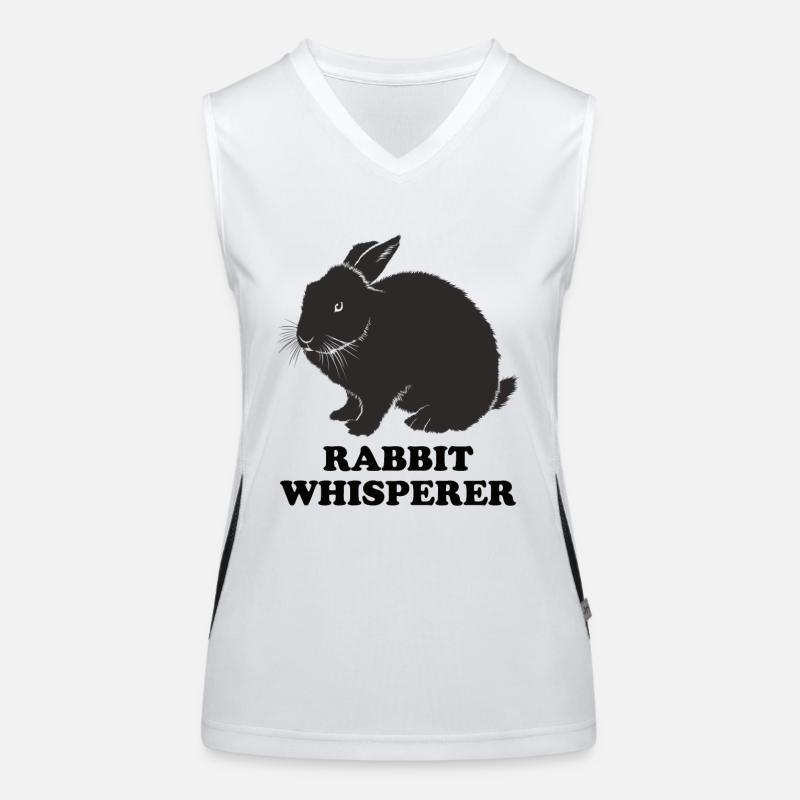 Rabbit Whisperer Women's Functional Contrast Tank Top