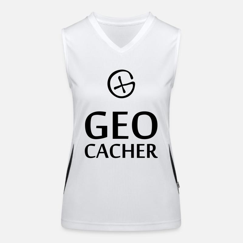 Geocacher Funktionelles Kontrast-Tank Top für Frauen