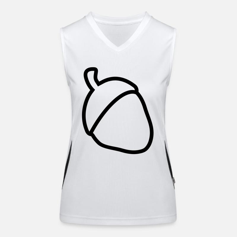 eichel Funktionelles Kontrast-Tank Top für Frauen