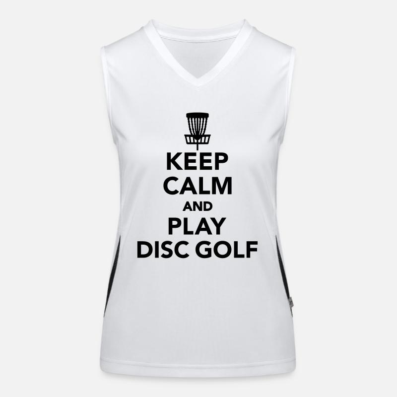 Disc golf Funktionelles Kontrast-Tank Top für Frauen