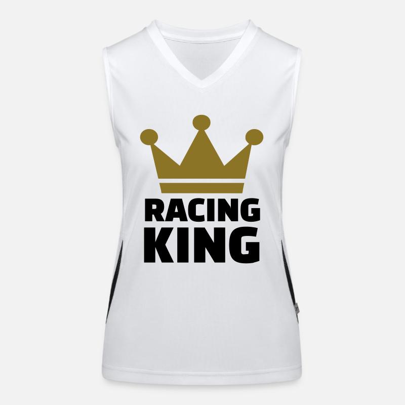 Racing King Débardeur respirant contrasté Femme