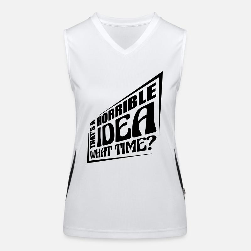 Thats a horrible Idea Women's Functional Contrast Tank Top