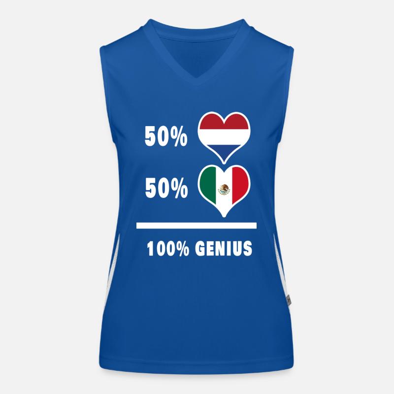Mexique et Pays-Bas Genius / Cadeau Débardeur respirant contrasté Femme
