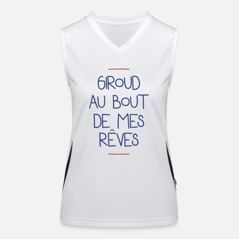 Giroud au bout de mes rêves Débardeur respirant contrasté Femme