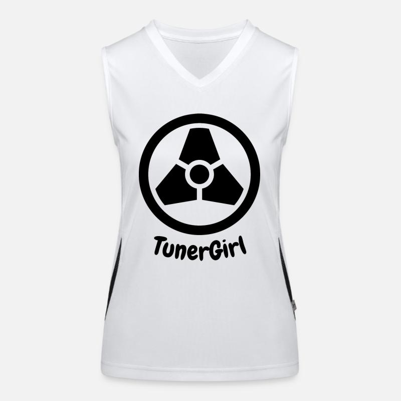 TunerGirl Women's Functional Contrast Tank Top