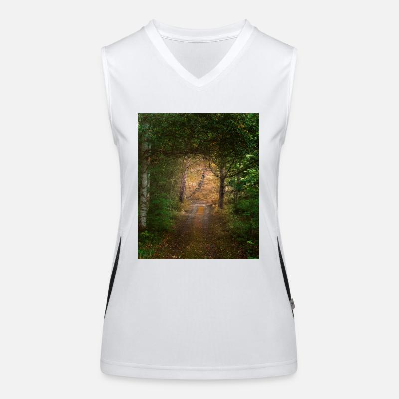 Forest Women's Functional Contrast Tank Top