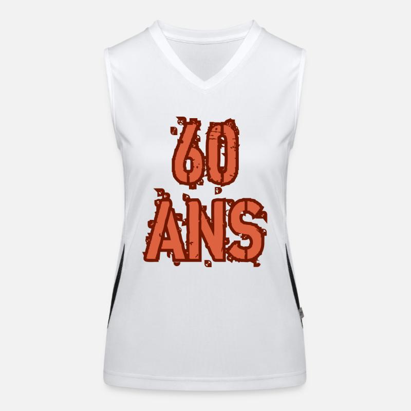 60 ANS Débardeur respirant contrasté Femme