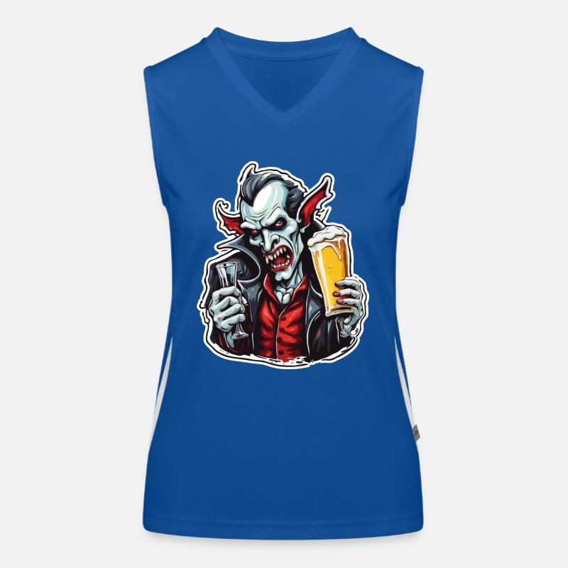 Vampir / Dracula / Blutsauger / Halloween / Mythos Funktionelles Kontrast-Tank Top für Frauen