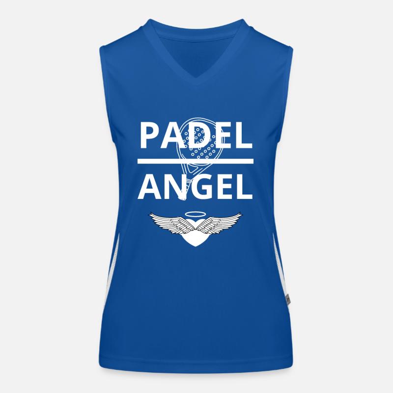 PADEL-ENGEL Funktionelles Kontrast-Tank Top für Frauen