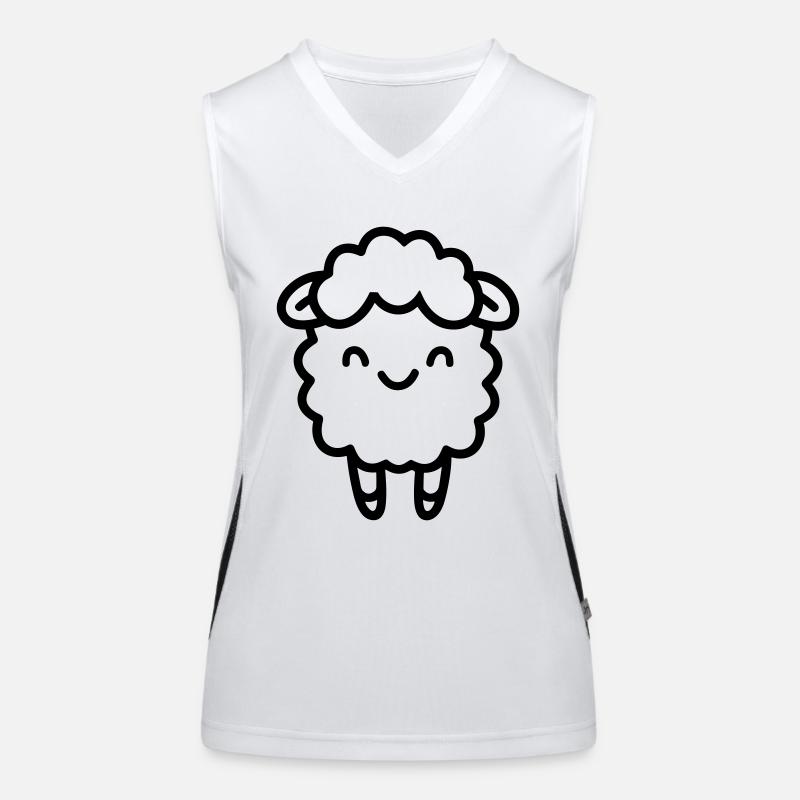 mouton Débardeur respirant contrasté Femme