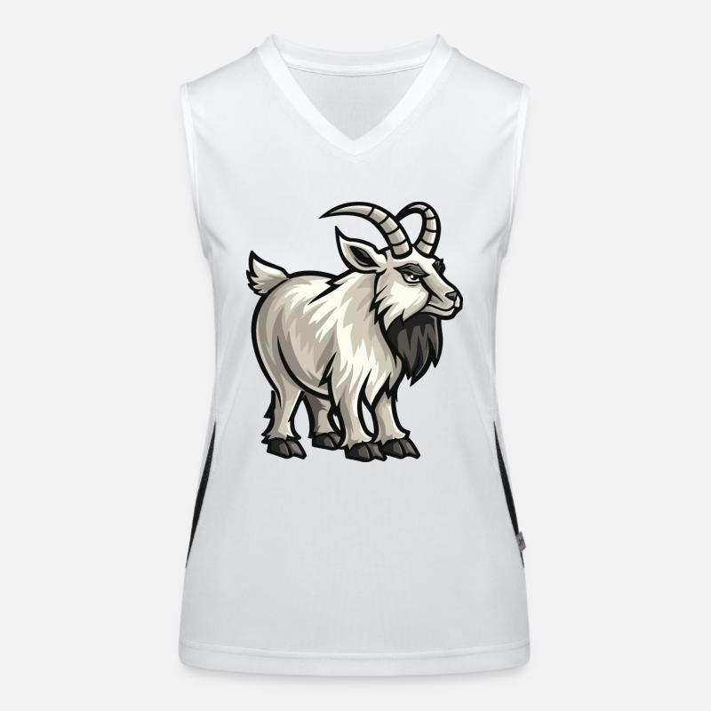 steinbock Funktionelles Kontrast-Tank Top für Frauen