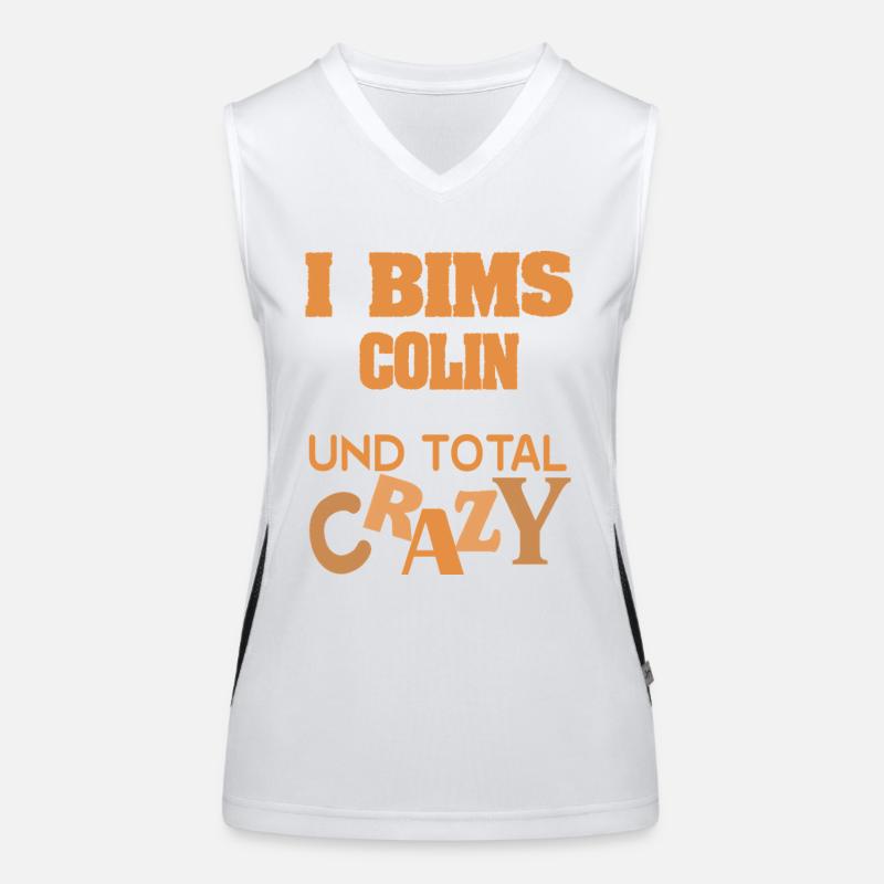 Colin as a given name Women's Functional Contrast Tank Top