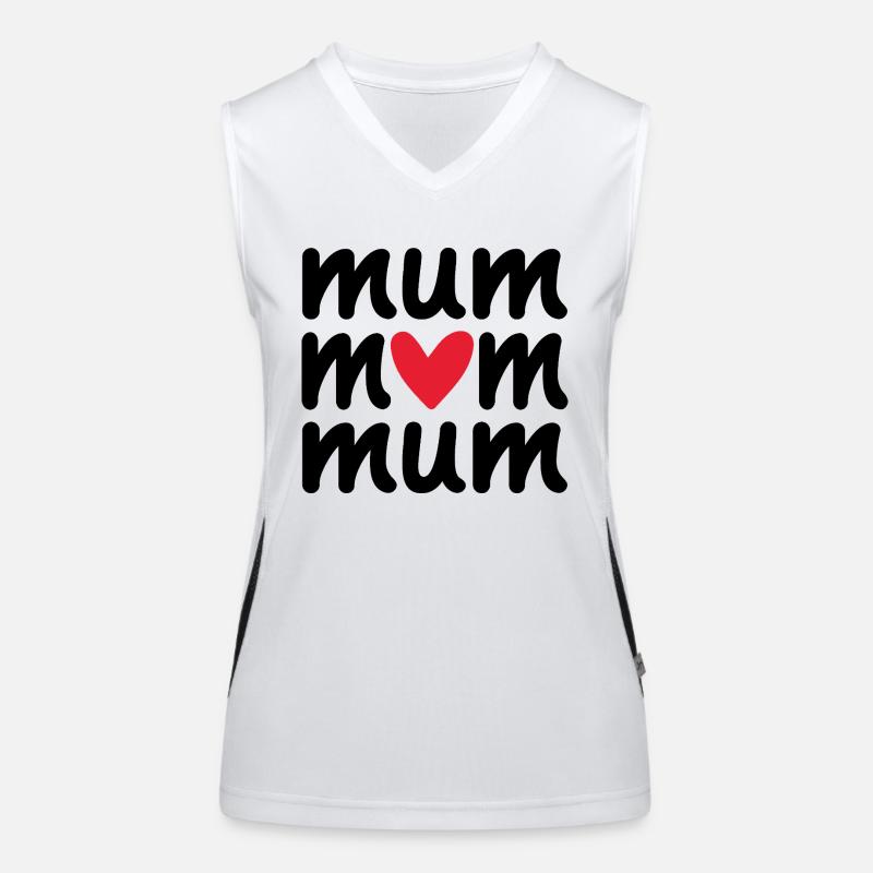 Mama, Mama, Mama Funktionelles Kontrast-Tank Top für Frauen