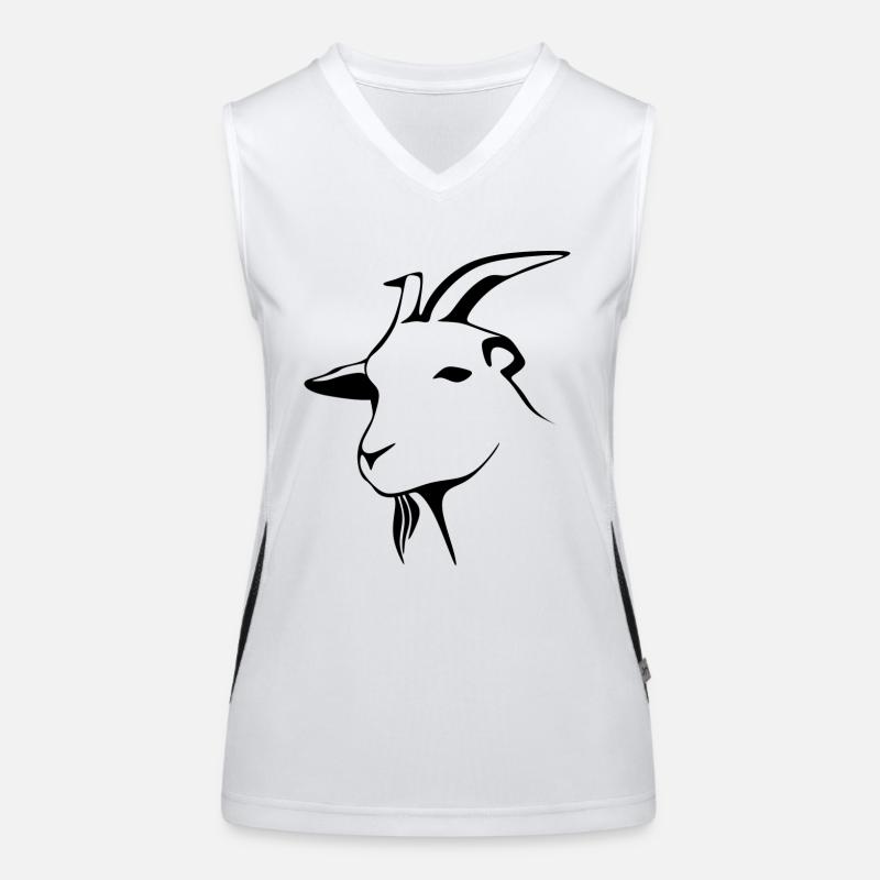 goat9 Funktionelles Kontrast-Tank Top für Frauen