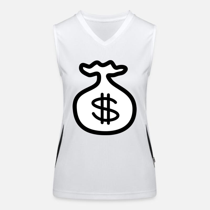 backpack suitcase sac à dos sac dossier83 Débardeur respirant contrasté Femme